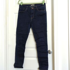 LEVIS 721 high rise skinny jeans